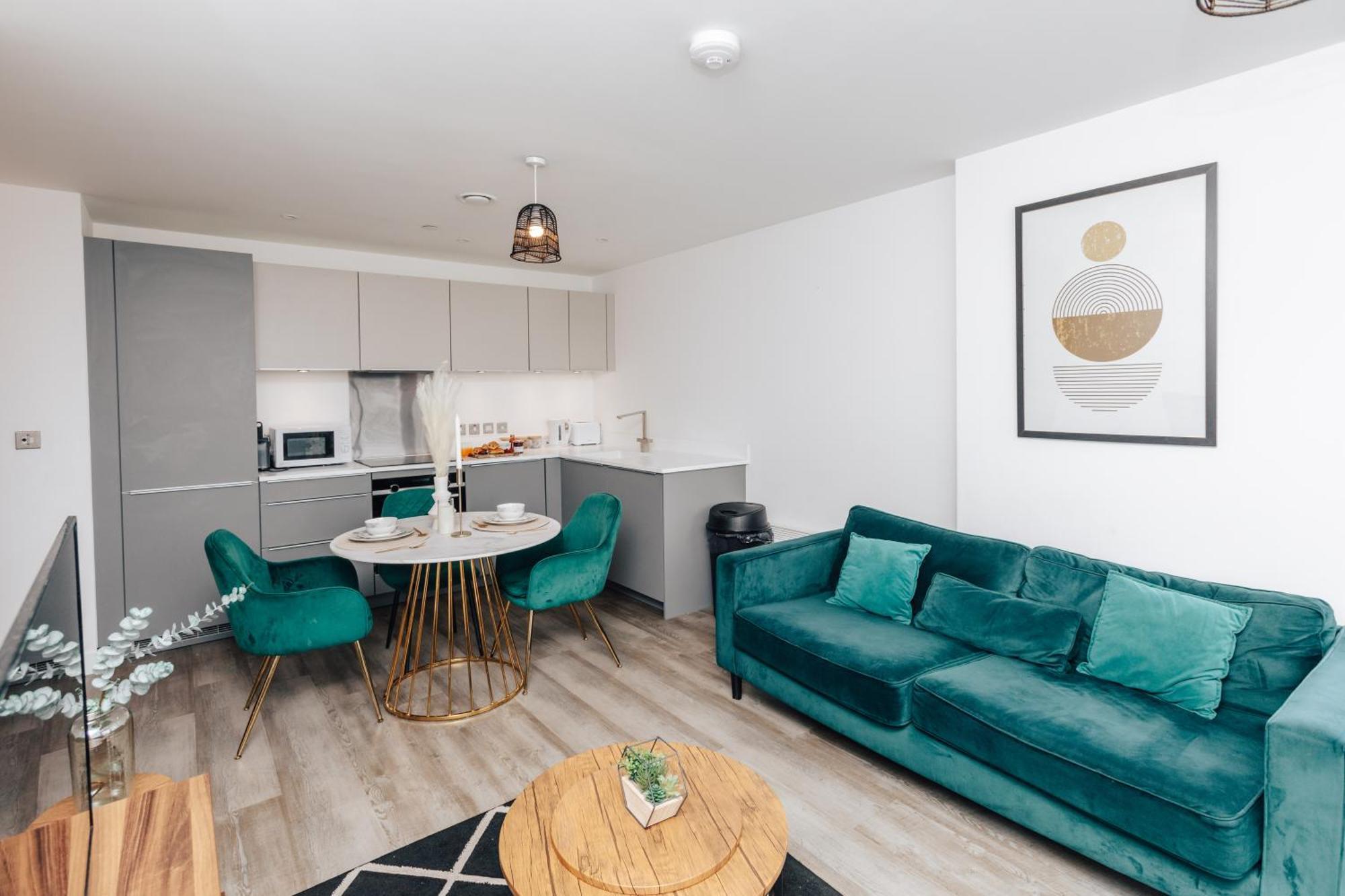 Luxury 2 Bedroom Apartment, Broad Street Birmingham Zewnętrze zdjęcie